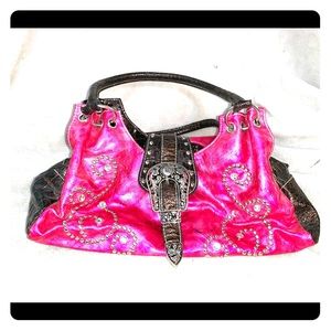 Western leather purse